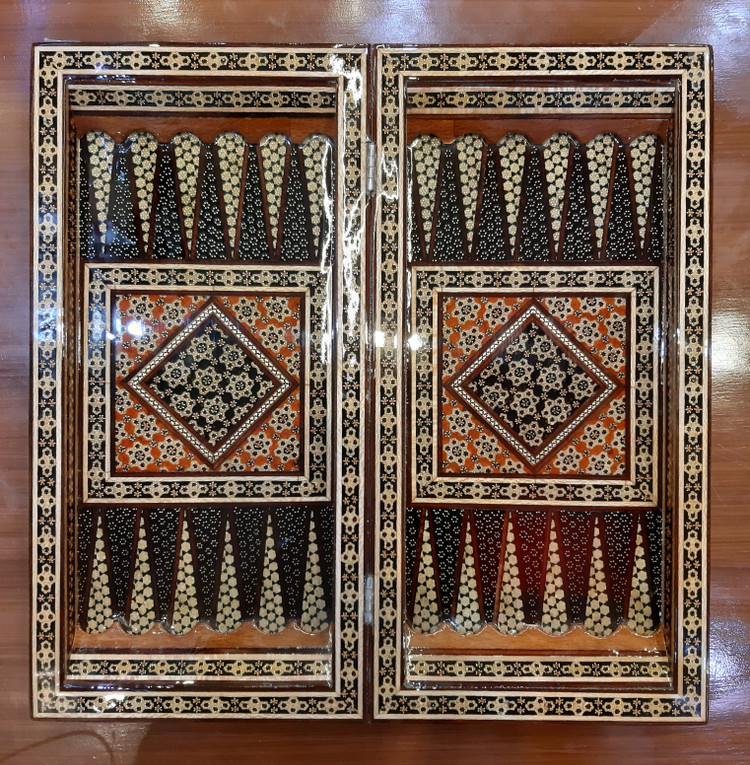 تخته نرد تمام خاتم ۴۰ سانتی